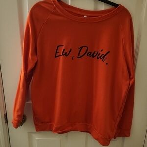 Vibrant CORAL Sweatshirt XL